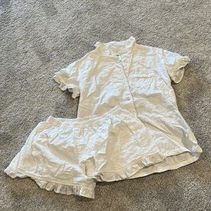 Beautiful White Lace PJ Set